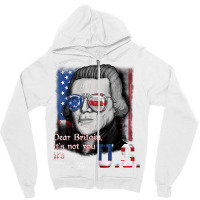 Thomas Jefferson Founding Father   Usa Flag 4th July T Shirt Zipper Hoodie | Artistshot