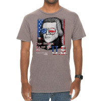 Thomas Jefferson Founding Father   Usa Flag 4th July T Shirt Vintage T-shirt | Artistshot