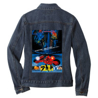 Vintage Retro Gohan Dragon Funny Gift Ladies Denim Jacket | Artistshot