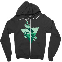 Bermuda Triangle Zipper Hoodie | Artistshot