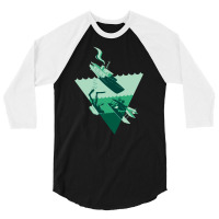 Bermuda Triangle 3/4 Sleeve Shirt | Artistshot