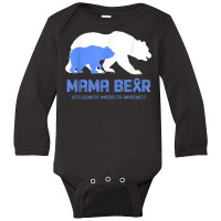 Mama Bear Osteogenesis Imperfecta Awareness Shirt Long Sleeve Baby Bodysuit | Artistshot