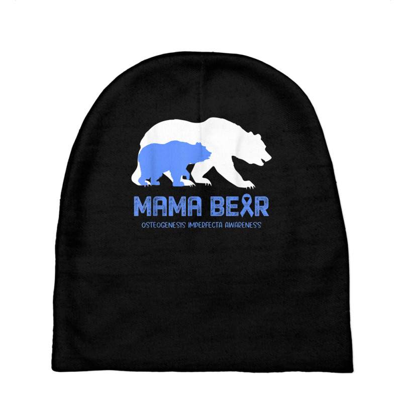 Mama Bear Osteogenesis Imperfecta Awareness Shirt Baby Beanies by RosalbaIncorvaia | Artistshot