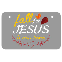fall for jesus thanksgiving ATV License Plate | Artistshot