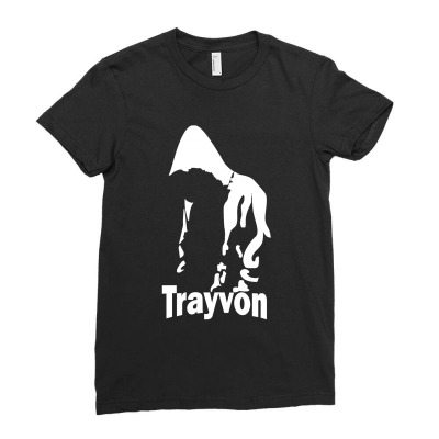 Trayvon Martin Ladies Fitted T-shirt Designed By Slalomalt