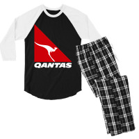 Qantas Airlines Men's 3/4 Sleeve Pajama Set | Artistshot