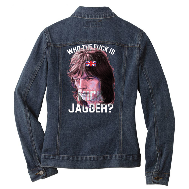 Who The Fuck Ladies Denim Jacket | Artistshot