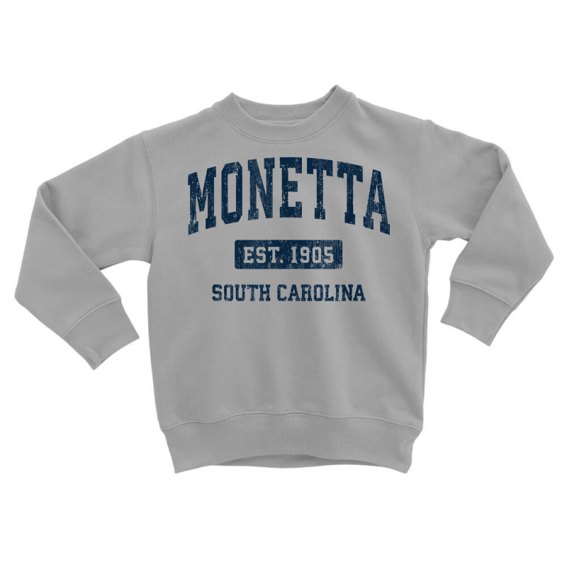 Monetta South Carolina Sc Vintage Athletic Sports Design T Shirt Toddler Sweatshirt by moneyydopoienlc | Artistshot