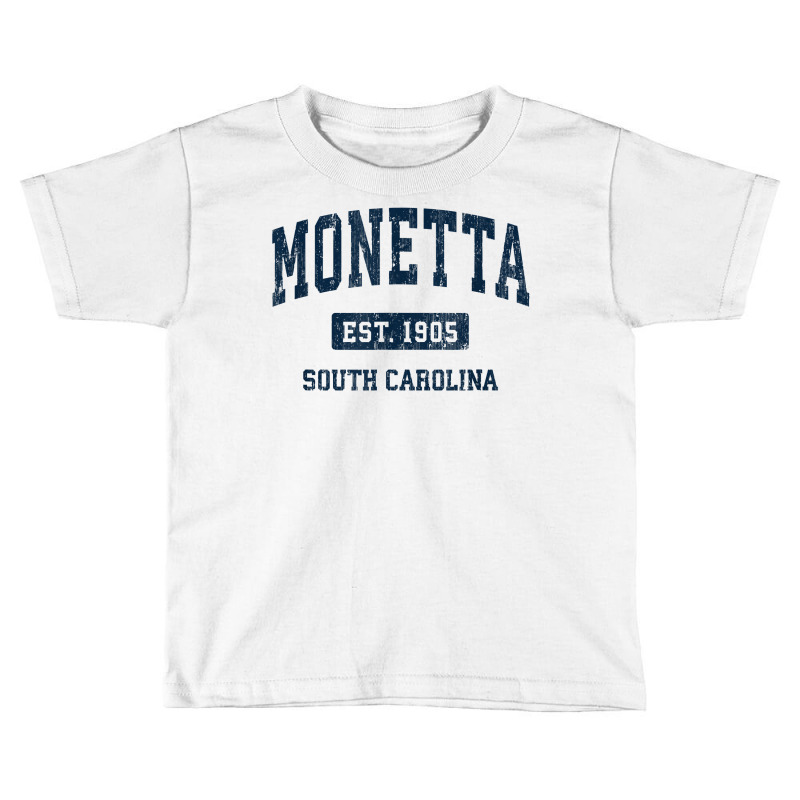 Monetta South Carolina Sc Vintage Athletic Sports Design T Shirt Toddler T-shirt by moneyydopoienlc | Artistshot