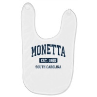 Monetta South Carolina Sc Vintage Athletic Sports Design T Shirt Baby Bibs | Artistshot