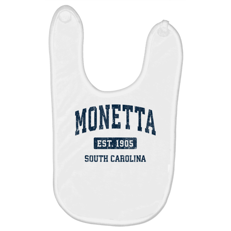 Monetta South Carolina Sc Vintage Athletic Sports Design T Shirt Baby Bibs by moneyydopoienlc | Artistshot