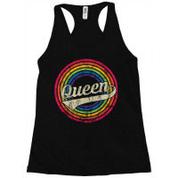 Attractive Queen Retro Rainbow Racerback Tank | Artistshot