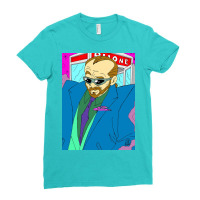 Future Dude Rufus! Ladies Fitted T-shirt | Artistshot