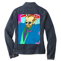 Future Dude Rufus! Ladies Denim Jacket | Artistshot