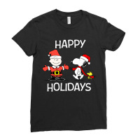 Happy Holidays Ladies Fitted T-shirt | Artistshot