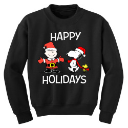 happy holidays Youth Sweatshirt | Artistshot