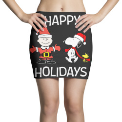 happy holidays Mini Skirts | Artistshot