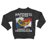 Panamanian Wedding Republic Of Panama Roots Married T Shirt Toddler Sweatshirt | Artistshot