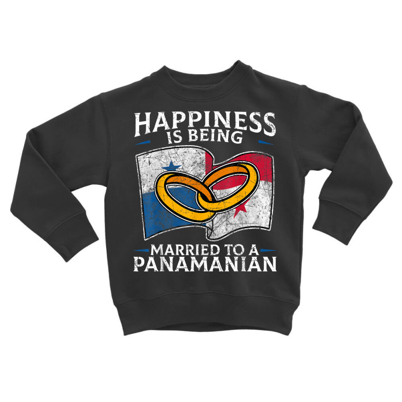 Panamanian Wedding Republic Of Panama Roots Married T Shirt Toddler Sweatshirt by kalerttjay | Artistshot