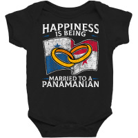 Panamanian Wedding Republic Of Panama Roots Married T Shirt Baby Bodysuit | Artistshot