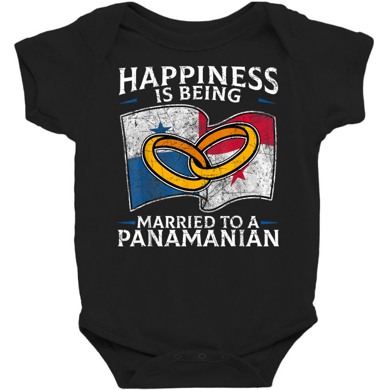 Panamanian Wedding Republic Of Panama Roots Married T Shirt Baby Bodysuit by kalerttjay | Artistshot