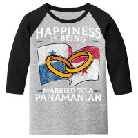 Panamanian Wedding Republic Of Panama Roots Married T Shirt Youth 3/4 Sleeve | Artistshot