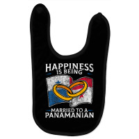 Panamanian Wedding Republic Of Panama Roots Married T Shirt Baby Bibs | Artistshot