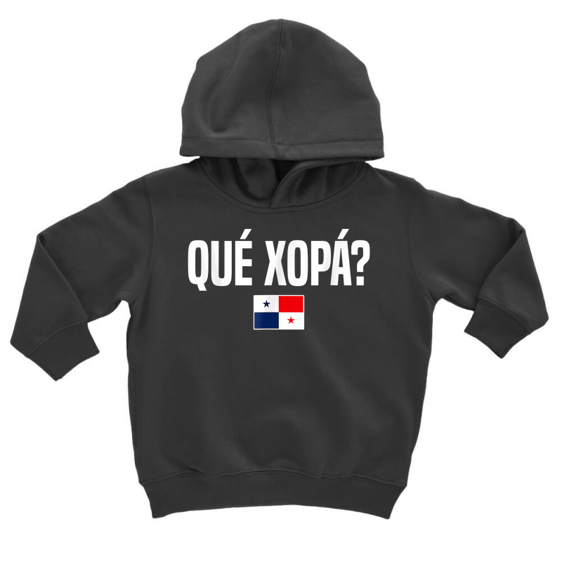 Que Xopa Panamanian Slang Panama Flag T Shirt Toddler Hoodie by moneyydopoienlc | Artistshot