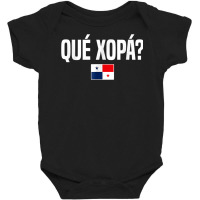 Que Xopa Panamanian Slang Panama Flag T Shirt Baby Bodysuit | Artistshot