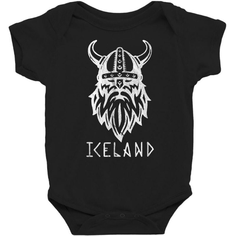 Vintage Viking Of Iceland T Shirt Baby Bodysuit by evansjalayia | Artistshot