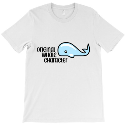 Original Whale Character Classic T Shirt T-shirt Designed By Erna Mariana