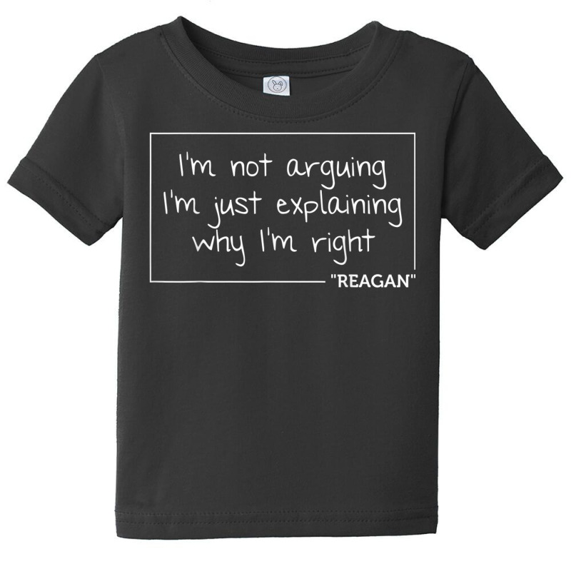 Reagan Quote Personalized Name Funny Birthday Gift Idea T Shirt Baby Tee by RosalbaIncorvaia | Artistshot