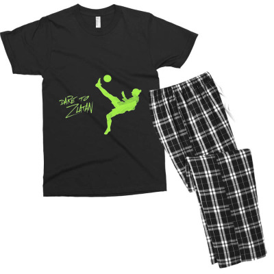 Dare To Zlatan Men's T-shirt Pajama Set Designed By Fejena