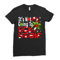 It's Not Going To Lick Itself Christmas Candy Cane Gifts Ladies Fitted T-shirt | Artistshot