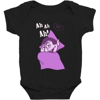 Count Von Count   Ah Ah Ah! Baby Bodysuit Designed By Fejena