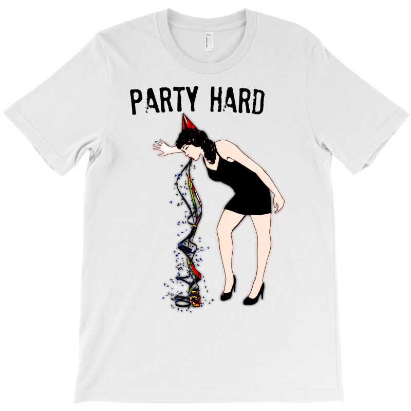 Party Hard T-shirt By Ditreamx - Artistshot