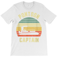 Vintage Pontoon Captain Shirt Funny Pontoon Boat T Shirt T-shirt | Artistshot