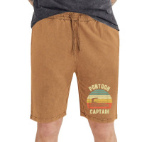 Vintage Pontoon Captain Shirt Funny Pontoon Boat T Shirt Vintage Short | Artistshot