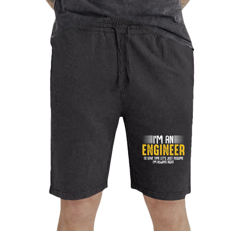 Im An Engineer Funny Engineering Analytical Thinking Quotes T Shirt Vintage Short by AdvaitaLanderos | Artistshot