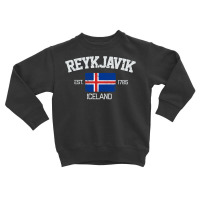 Vintage Reykjavik Iceland Souvenir Gift Pullover Hoodie Toddler Sweatshirt | Artistshot