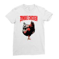 Beware The Zombie Chicken Ladies Fitted T-shirt | Artistshot