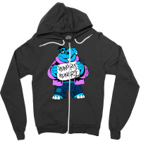 Hungry Hippo Zipper Hoodie | Artistshot