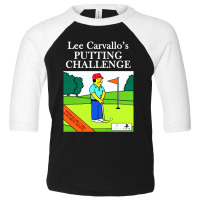 Lee Carvallos Putting Challenge Toddler 3/4 Sleeve Tee | Artistshot