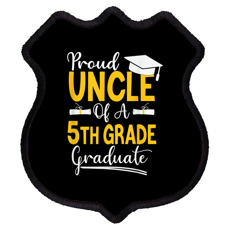 Mens Proud Uncle Of 2022 5th Grade Graduation Day Graduate T Shirt 