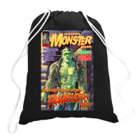 Cartoon Character Green Face Men Women Drawstring Bags | Artistshot