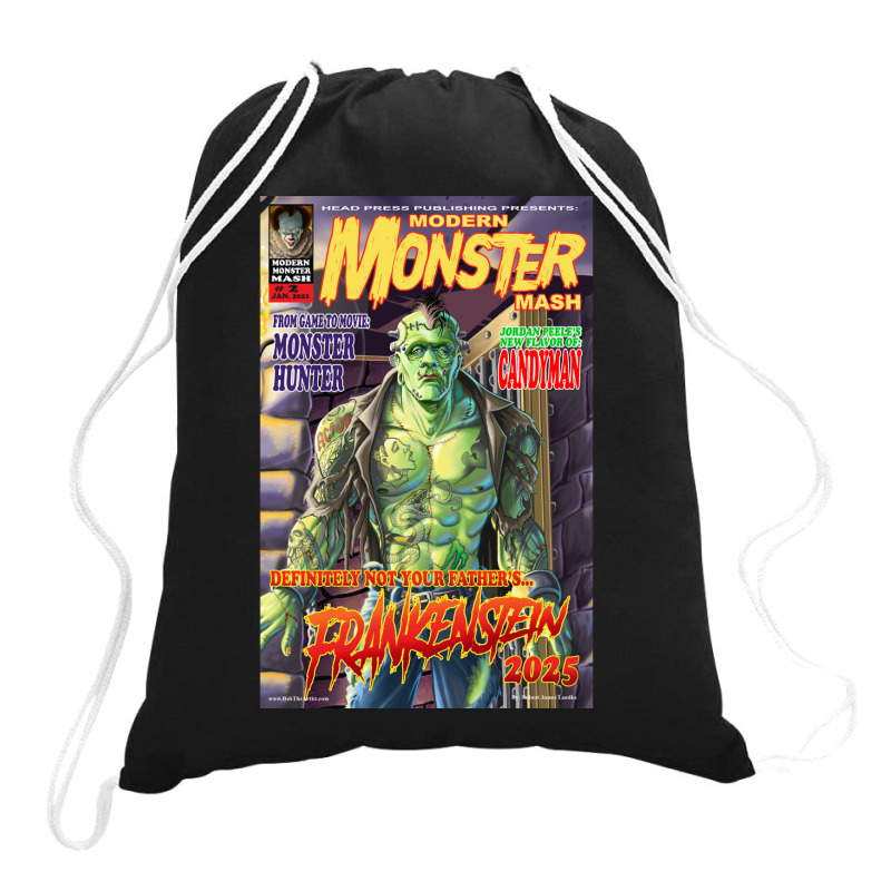 Cartoon Character Green Face Men Women Drawstring Bags | Artistshot