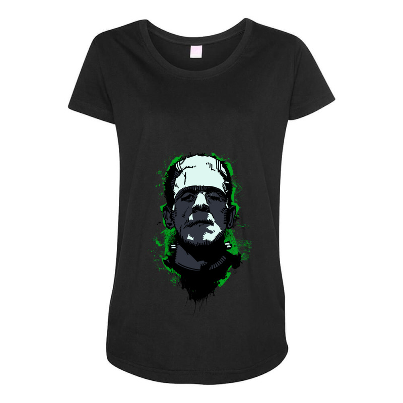 Cartoon Gifts Green Face Gift Men Maternity Scoop Neck T-shirt by HeavenArtists | Artistshot