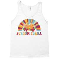 Sursum Corda Lifts Up Yours Heart Latin Catholic Rainbow T Shirt Tank Top | Artistshot