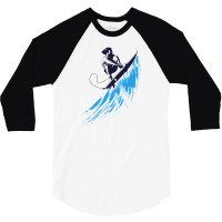 Ocean Surfer 3/4 Sleeve Shirt | Artistshot