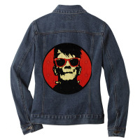 Funny Gifts Cool Man My Favorite People Ladies Denim Jacket | Artistshot